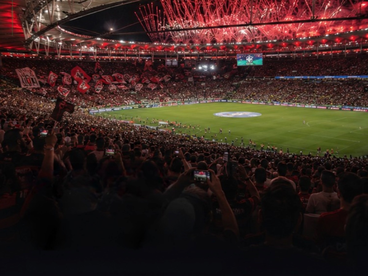 Torcida do Flamengo em partida no Maracanã